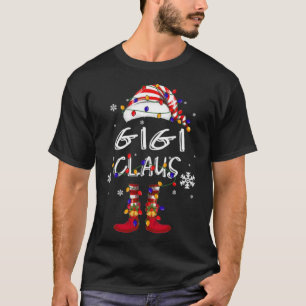 Funny Santa Gigi Claus Elf Merry kerstcadeau T-shirt