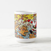 Funny Santa & Gingerbread Christmas Mug (Centre)