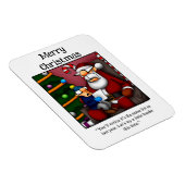 Funny Santa Humor Magnet Gift Magneet (Rechterzijde)