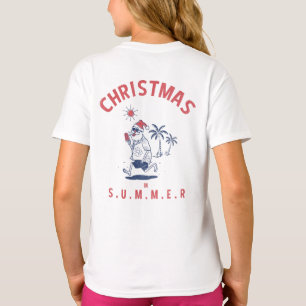 FUNNY SANTA IN JULI T-SHIRT