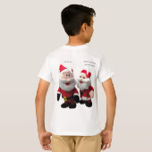 Funny Santa Joke T-shirt (Achterkant volledig)