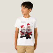 Funny Santa Joke T-shirt (Voorkant volledig)