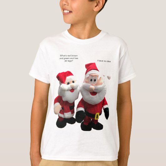 Funny Santa Joke T-shirt (Voorkant)
