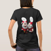 Funny Santa Joke T shirt (Achterkant)