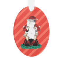 Funny Santa Ornament
