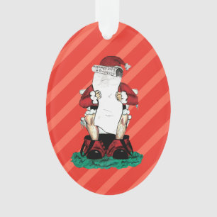 Funny Santa Ornament