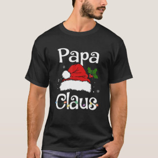 Funny Santa Papa Claus Christmas Matching Family T-shirt