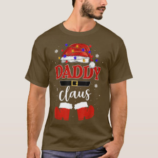 Funny Santa Papa Claus kerstwedstrijd familie T-shirt