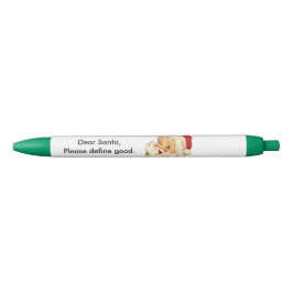 Funny Santa Pens: Beste kerstman, geef een goede d Zwarte Inkt Pen