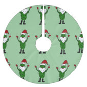 Funny Santa Pickle kerstboomrok Kerstboom Rok (Voorkant)