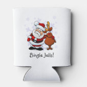 Funny Santa & Rudolph Holiday Koelbox Blikjeskoeler (Achterkant)