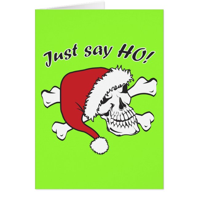 Funny Santa Skull (Voorkant)