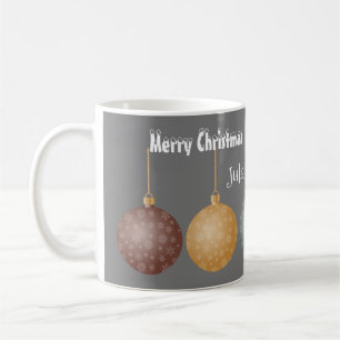 Funny Santa Whimsical Magical Snow Xmas Koffiemok
