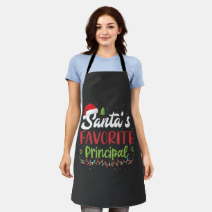 Funny Santa's favoriete kerstman Schort