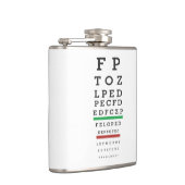 Funny Sarcasm Eye Exam Heupfles (Rechts)