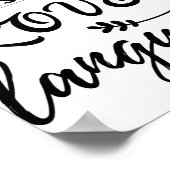 Funny Sarcasm is mijn liefdestaal Poster (Hoek)