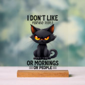 Funny sarcasme chat matin mot art (Neutre)