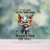 Funny sarcasme court mot de chat (Neutre)