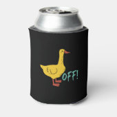 Funny Sarcastic Animal Pun en Humor Duck off Blikjeskoeler (Blikje Achterkant)