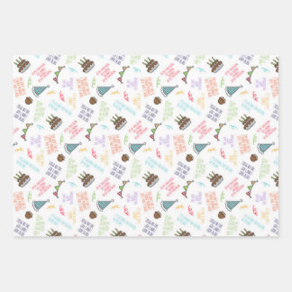 Funny Sarcastic Birthday Gift Wrap Inpakpapier Vel