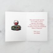 Funny Sarcastic Christmas Humor Kaart (Binnen)