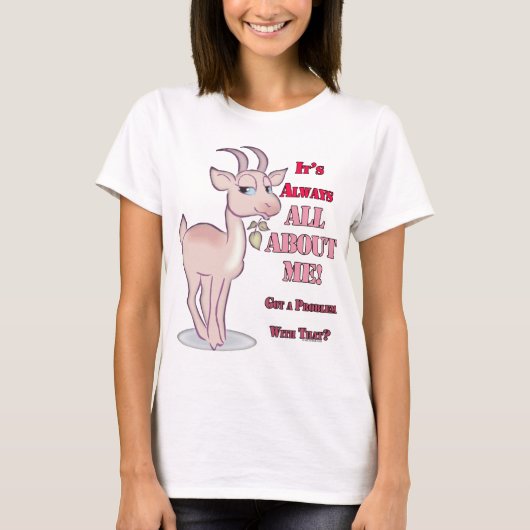 Funny Sarcastic Goat T-shirt (Voorkant)