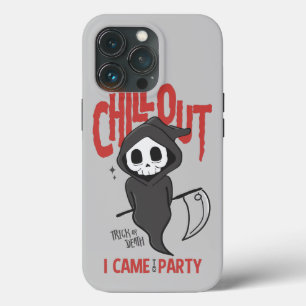 Funny Sarcastic Grim Reaper Halloween Party iPhone 13 Pro Hoesje