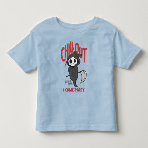 Funny Sarcastic GrimReaper Halloween Party Costume Kinder Shirts