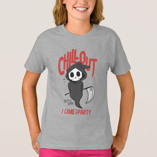 Funny Sarcastic GrimReaper Halloween Party Costume T-shirt (Voorkant)