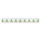 Funny Sarcastic Humor Bite me Christma Tree Grosgrain Lint (Voorkant)