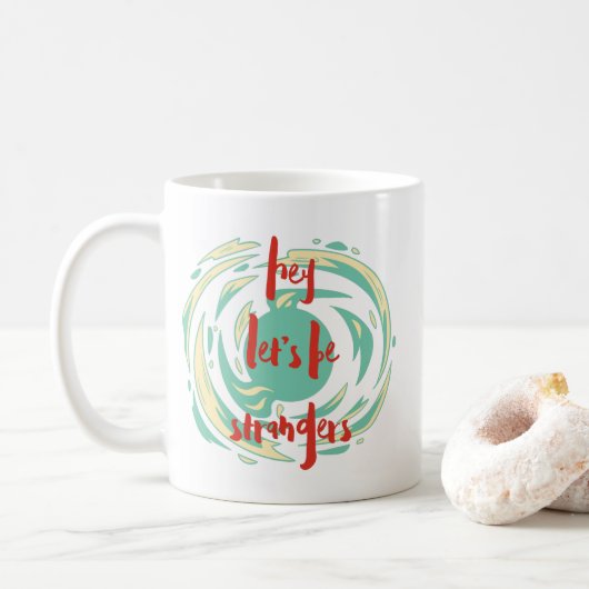 Funny Sarcastic Humor Tea Koffiemok (Met donut)
