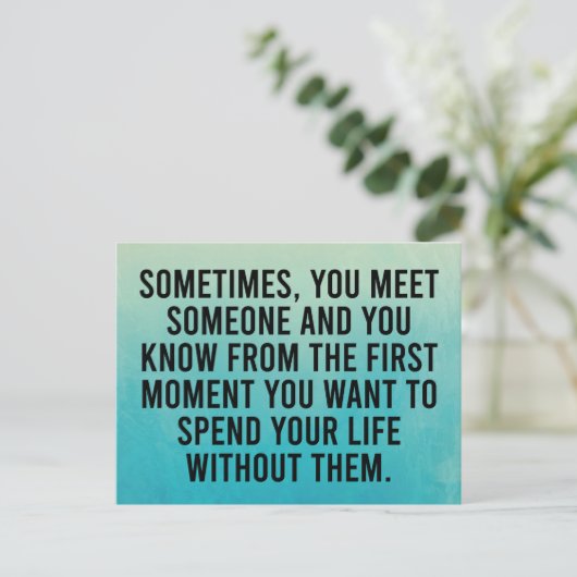 Funny Sarcastic Introvert Humor Gezegde Briefkaart (Staand voorkant)