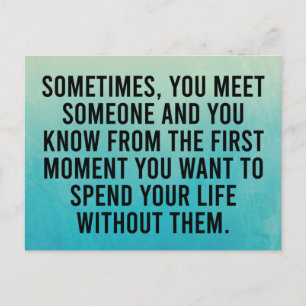 Funny Sarcastic Introvert Humor Gezegde Briefkaart