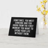 Funny Sarcastic Introvert Humor Gezegde Kaart (Gele Bloem)