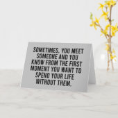 Funny Sarcastic Introvert Humor Gezegde Kaart (Gele Bloem)