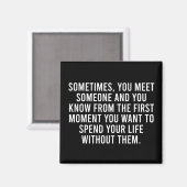 Funny Sarcastic Introvert Humor Gezegde Magneet (Voorkant / Achterkant)
