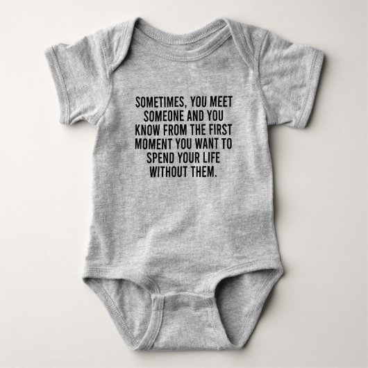 Funny Sarcastic Introvert Humor Gezegde Romper (Voorkant)