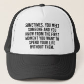 Funny Sarcastic Introvert Humor Gezegde Trucker Pet (Voorkant)