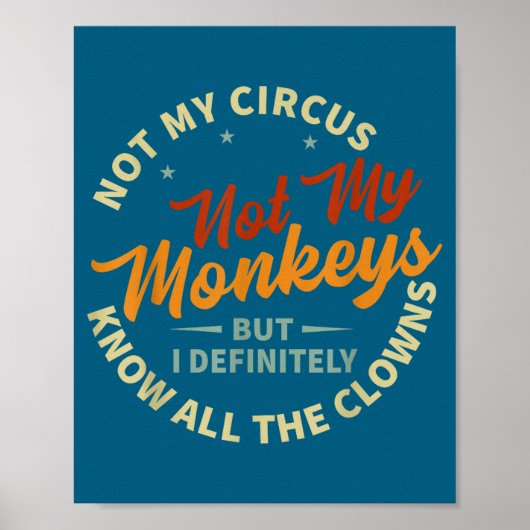 Funny Sarcastic Irony Quotes And Weird Fun Sayings Poster (Voorkant)