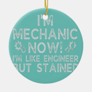 Funny Sarcastic Mechanic Gezegden voor Garage Auto Keramisch Ornament