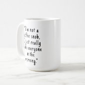 Funny Sarcastic Office Humor Coffee Mok (Voorkant links)