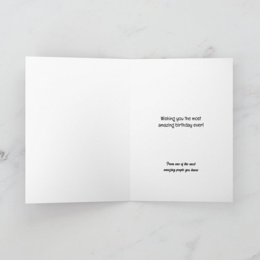 Funny Sarcastic Older and Smarter Birthday Kaart (Binnen)