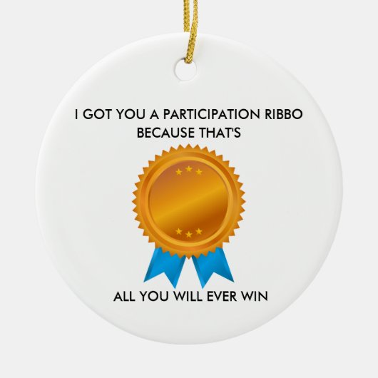 Funny Sarcastic Ornament Gift for Friends Coworker (Voorkant)