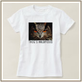 Funny Sarcastic Owl Foto T-shirt