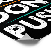 Funny Sarcastic Quote Saying Motivation I'm Here I Poster (Hoek)