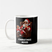 Funny Sarcastic Santa Smoking And Drinking “christ Koffiemok (Links)