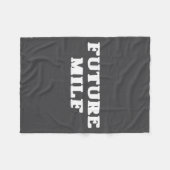 Funny Sarcastic Saying, Future Milf  Fleece Deken (Voorkant (Horizontaal))