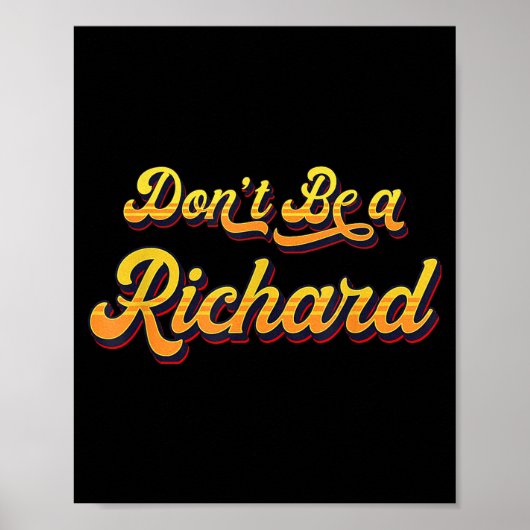Funny Sarcastic Saying Joke Meme Print - Don't Be  (Voorkant)