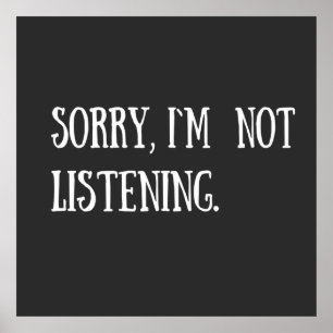 funny sarcastic sayings poster