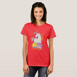 Funny Sarcastic Unicorn too Majestic voor je BS T-shirt